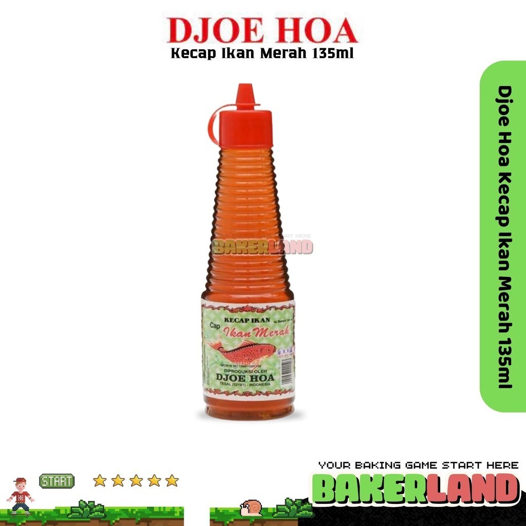 

Djoe hoa kecap ikan merah / Kecap Ikan 135ml / Kecap ikan merah / Kecap Djoe hoa