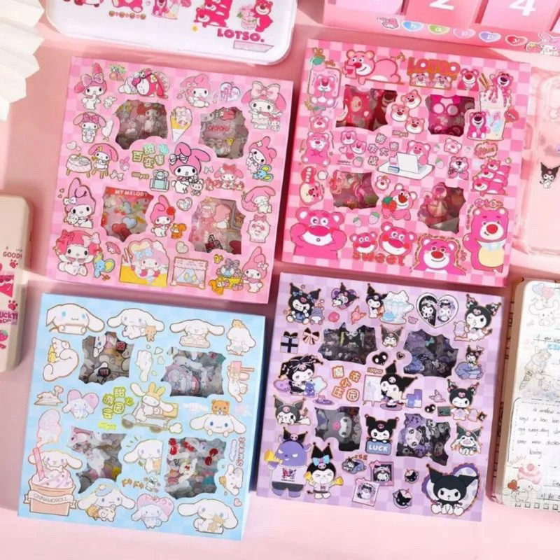 

[M.C] Stiker Box Merk Senmu 1 Box isi 100 Lembar / Sticker Aestetic Sticker Black Pink / Sticker BTS 100 Lembar