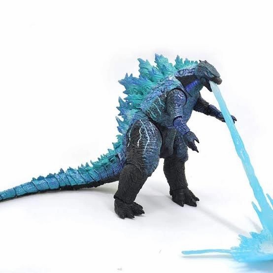 DISKON - Neca Monster Godzilla 2001 Atomic Blast Kaiju Figure - Biru
