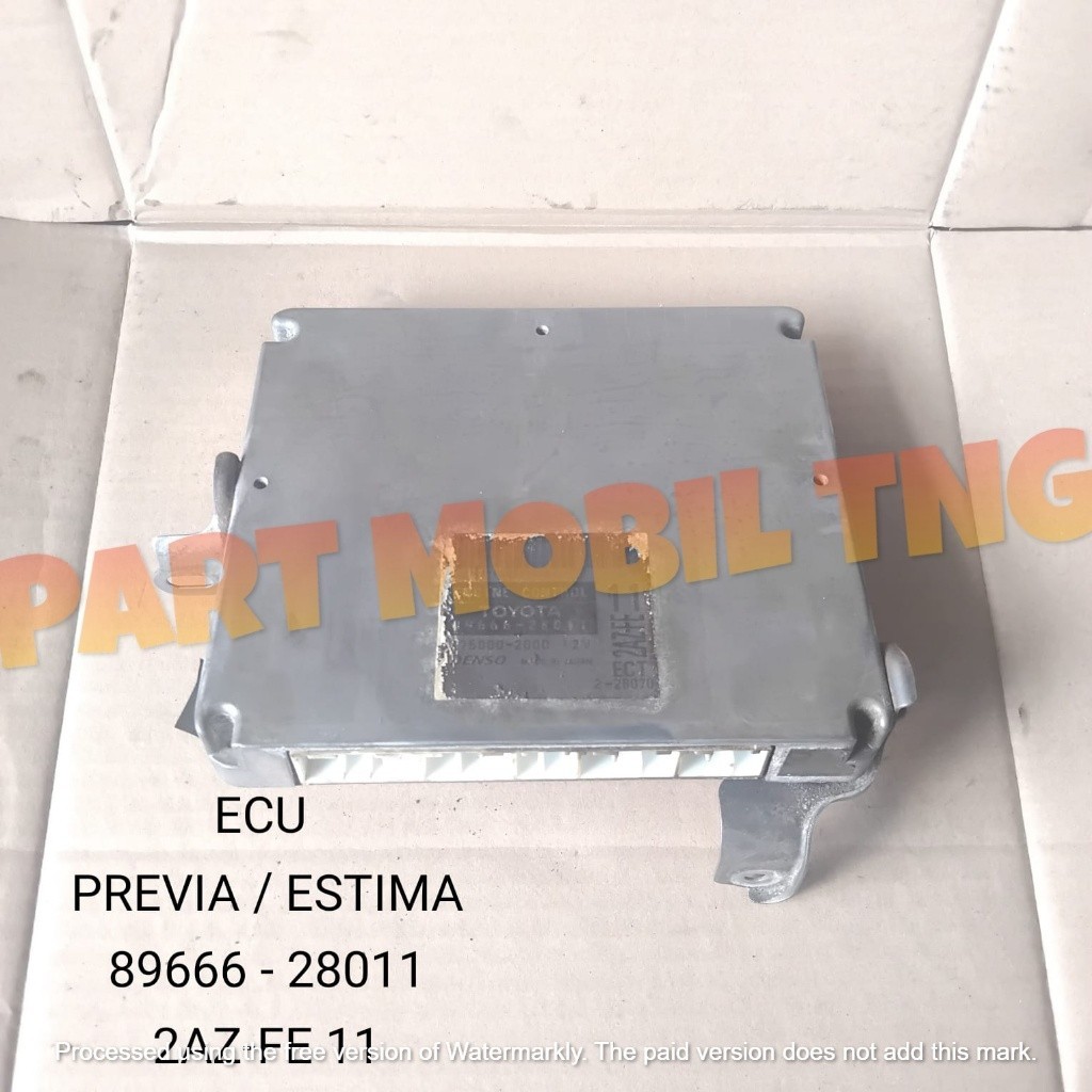 ECU ECM Komputer Computer Toyota Estima/Previa 2AZ-FE-11 89666-28011