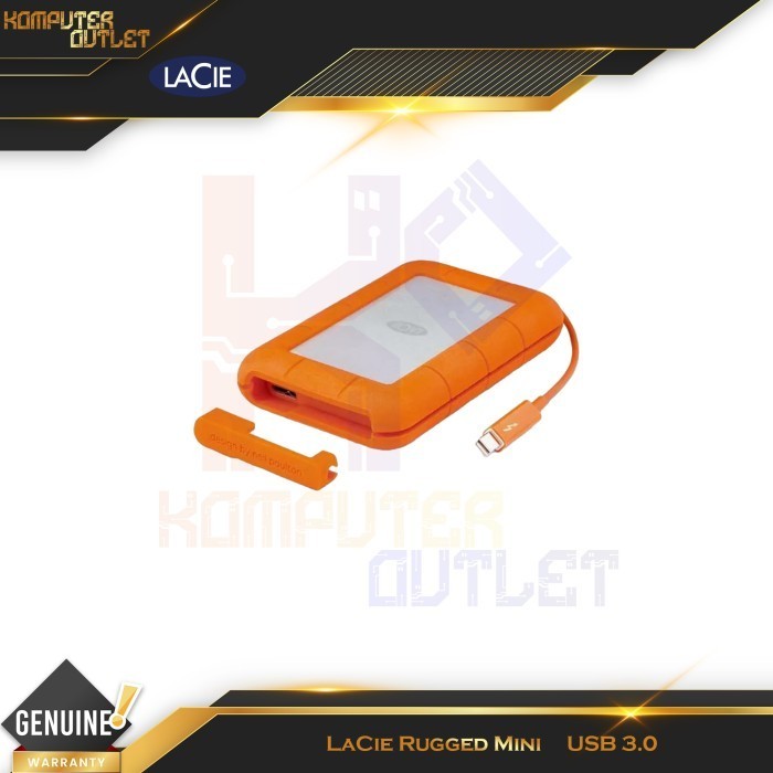 Lacie Rugged Mini USB 3.0 HDD 5TB - HDD Eksternal 5 TB External Drive