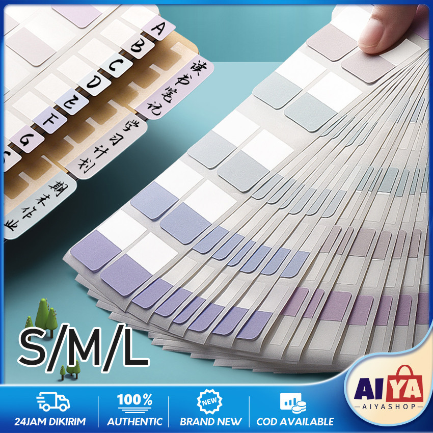 

240 Lember Index Marker / Sticky Notes Pastel Transparan / Penanda Pembatas Lucu Sticky Notes Memo Tab Transparan Stiker Pembatas Buku Memo Paper Flags