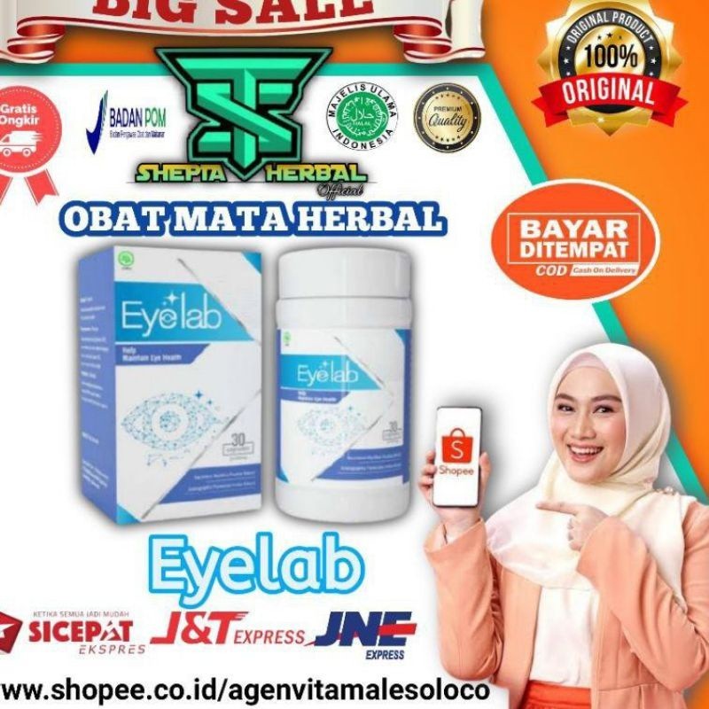 EYELAB ASLI ORIGINAL OBAT HERBAL MATA ASLI KESEHATAN MATA PLUS MINUS KATARAK BPOM( Gratis Ongkir & C