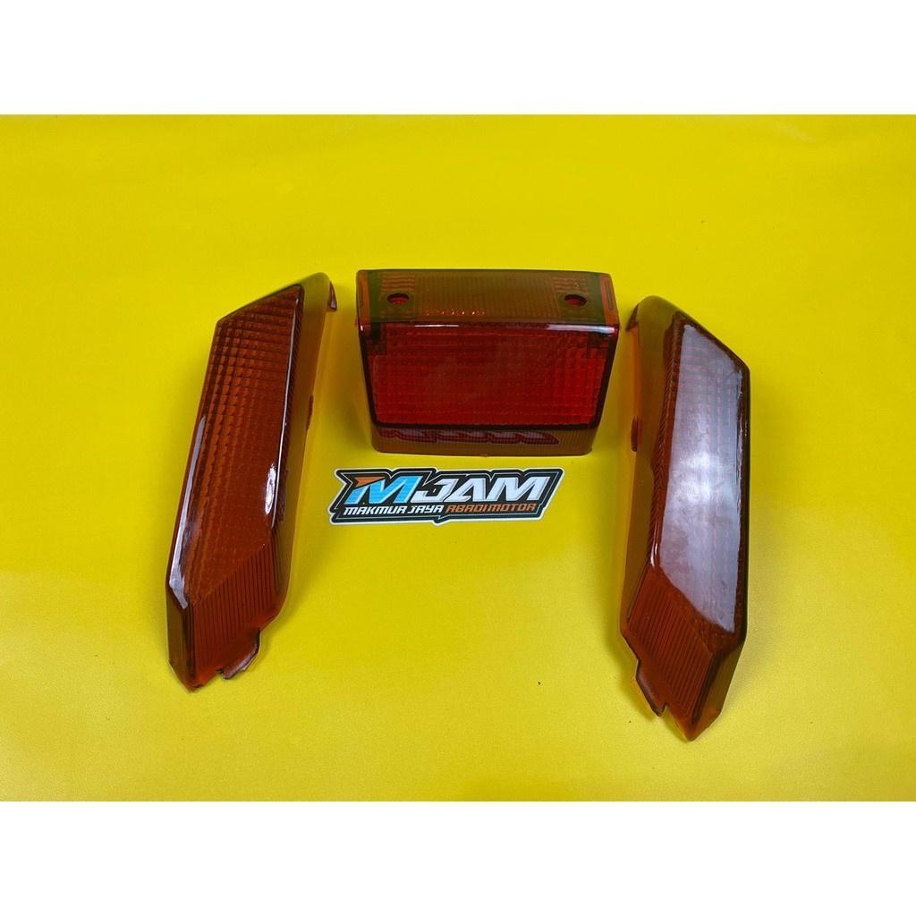 mika lampu stop stoplamp set mika sein belakang suzuki crystal