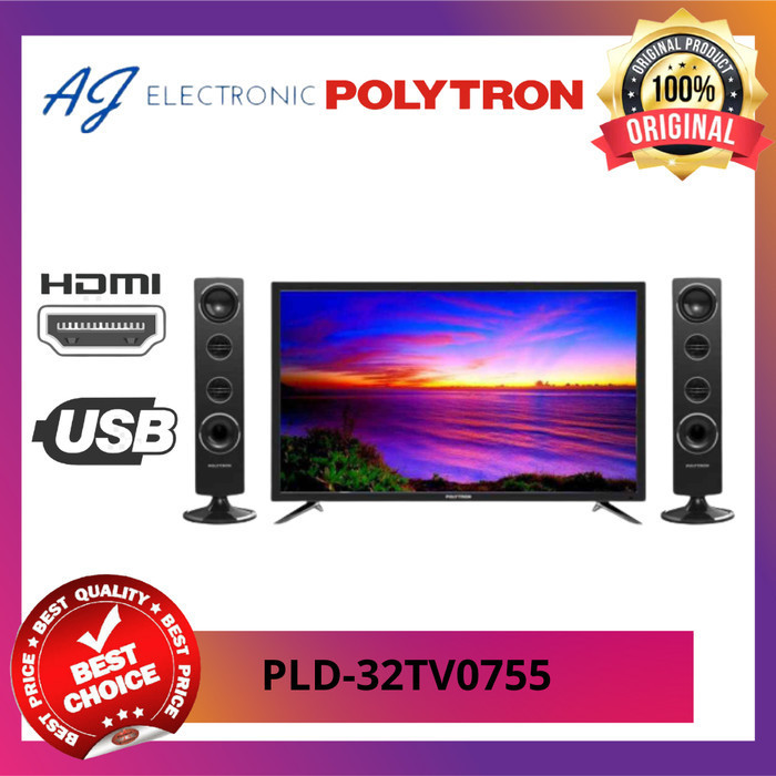 TV LED POLYTRON PLD-32TV0755 / PLD32TV0755 , Digital Speaker Tower