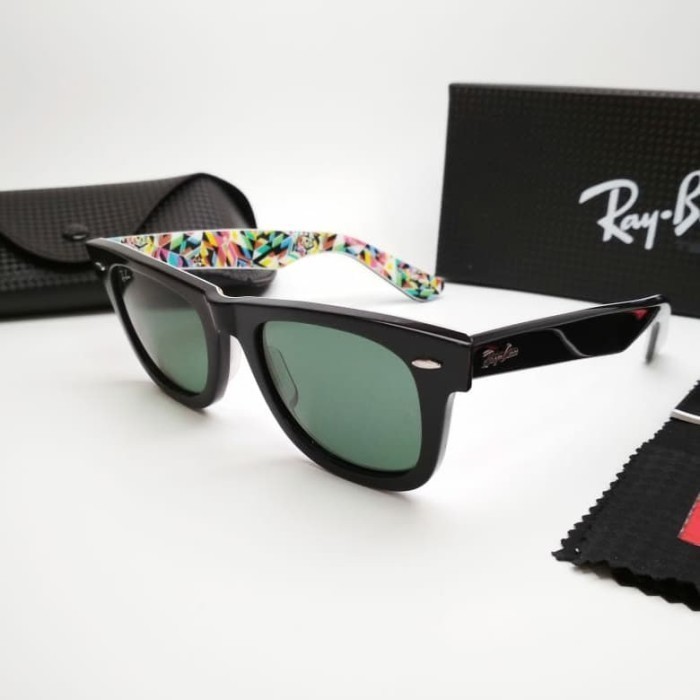 Kacamata rayban Motif Piramid Authentic Fullset Ori