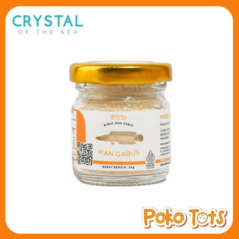

Crystal of the Sea Gabus Powder 20gr Bubuk Kaldu Ikan Gabus WHS