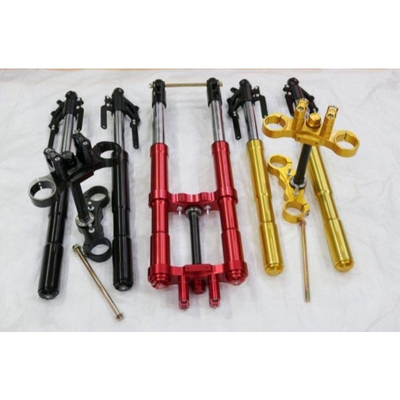 SHOCK UPSIDE DOWN USD GSX 150 NUI RACING ORIGINAL UP SIDE DOWN SHOCK DEPAN USD SUZUKI GSX 150 PNP