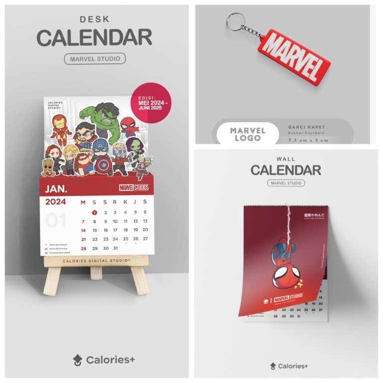 

Calories mid 2024 - mid 2025 Calendar meja dinding Estetik Marvel character aesthetic lucu mini Desk Wall calendar By ᴄᴀʟᴏʀɪᴇs ᴅɪɢɪᴛᴀʟ sᴛᴜᴅɪᴏ ®​​​​​ #klmr