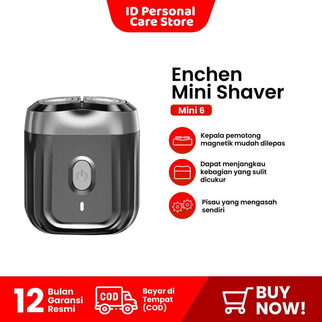 ENCHEN Mini 6 Mini Shaver Alat Cukur Jenggot Elektrik Waterproof Alat Shaving PencukurKumis