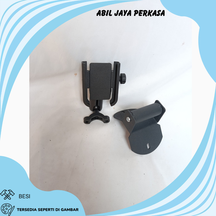 PAKET HOLDER HP BREKET BRACKET GPS HOLDER HP MOTOR YAMAHA NMAX NEW COVER STANG MOTOR NMAX BARU HOLDE