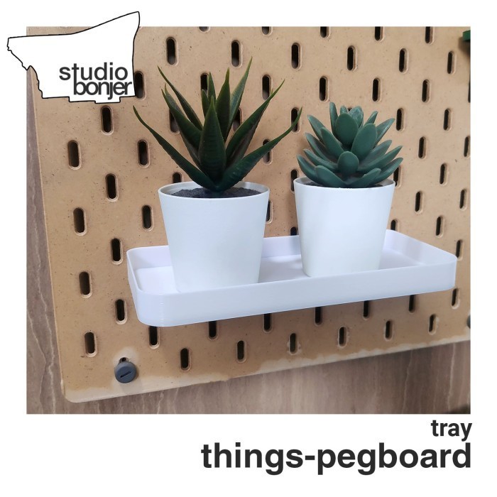 

Pegboard tray - aksesoris papan berlubang