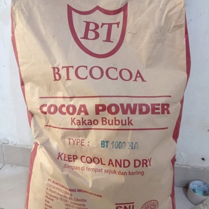 

BT COCOA JAVA DARK POWDER BT1000HA 1 kg coklat ASLI