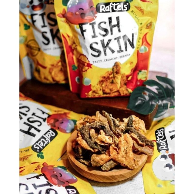 

Raftels Fish Skin Snack Keripik Kulit Ikan Terenak