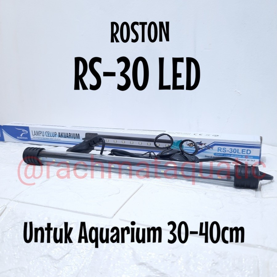 Lampu LED celup aquarium 3x ganti warna. 30cm