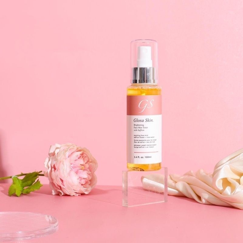 ✿NS BEAUTY STORE✿ GLOSA SKIN BRIGHTENING FACE MIST TONER WITH SAFFRON (BISA COD)