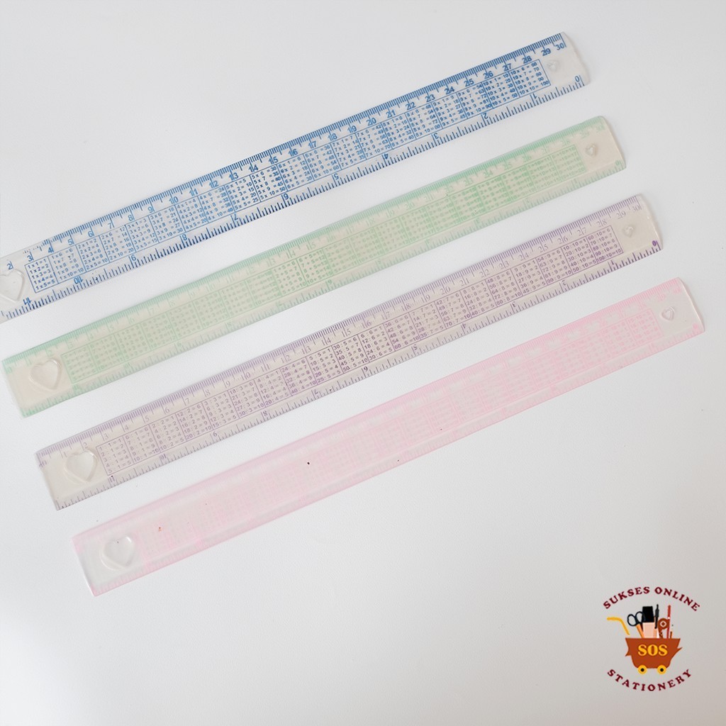 

GG Penggaris BIOLA TN-07 Sablon Matematika(12pc) / Penggaris Plastik/Ruler/Garisan