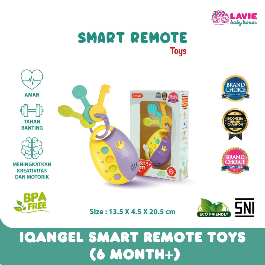 IQAngel Smart Remote Toys /Mainan Anak Remote Control Mobil / Mainan Kunci Mobil / Mainan Bayi Baby