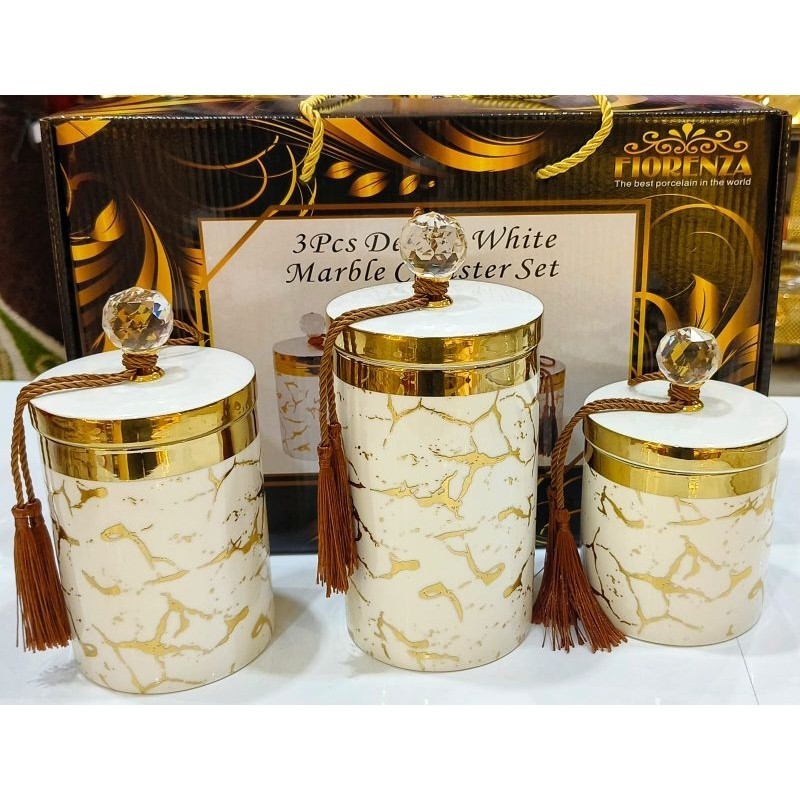 Toples Keramik Fiorenza Putih dan Hitam