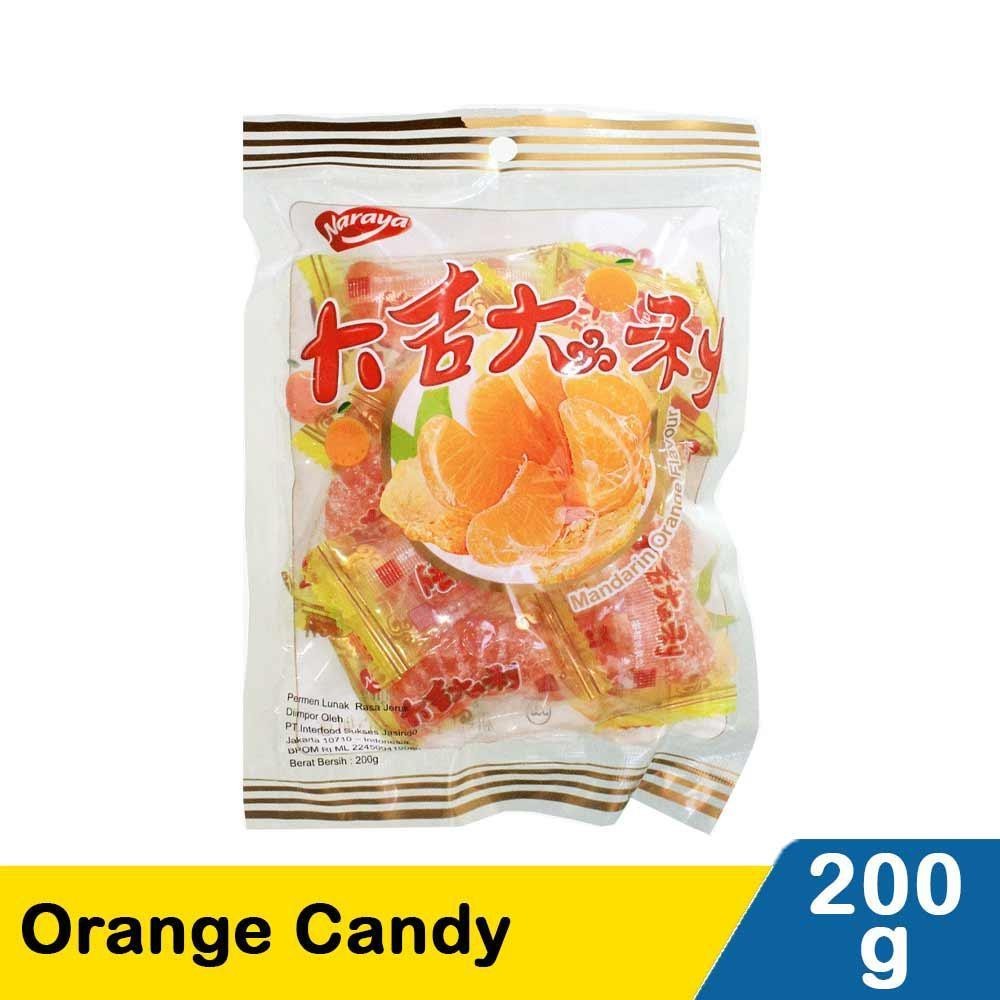 

[200gr] S120 | NARAYA ORANGE JELLY 200GRAM | PERMEN JELLY JERUK / NARAYA JERUK CANDY 200 GRAM | ORANGE CANDY | PERMEN JERUK MANDARIN