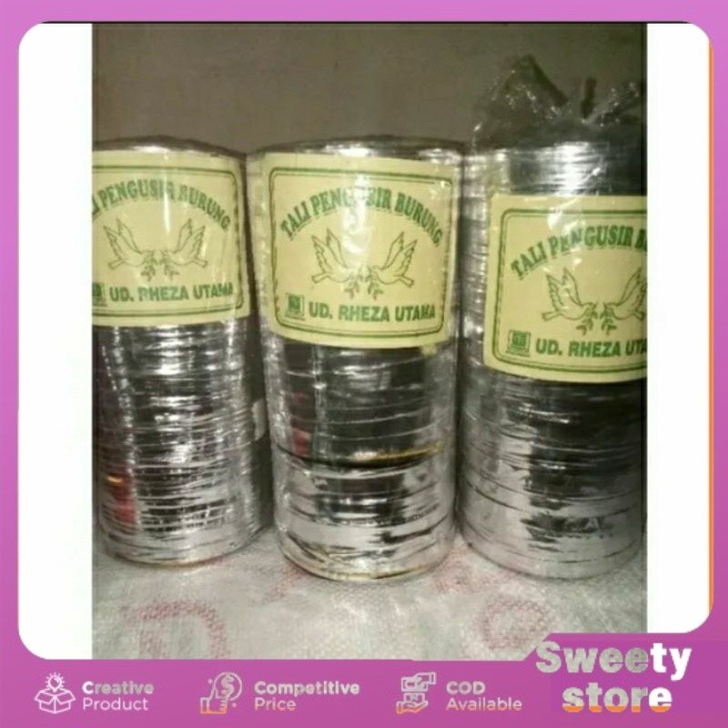 Tali Perak Pengusir Burung Pipit