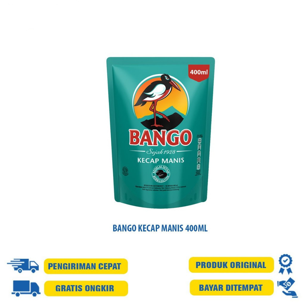 

BANGO KECAP MANIS POUCH 400ML/520ML/735 ML/135 ML BTL
