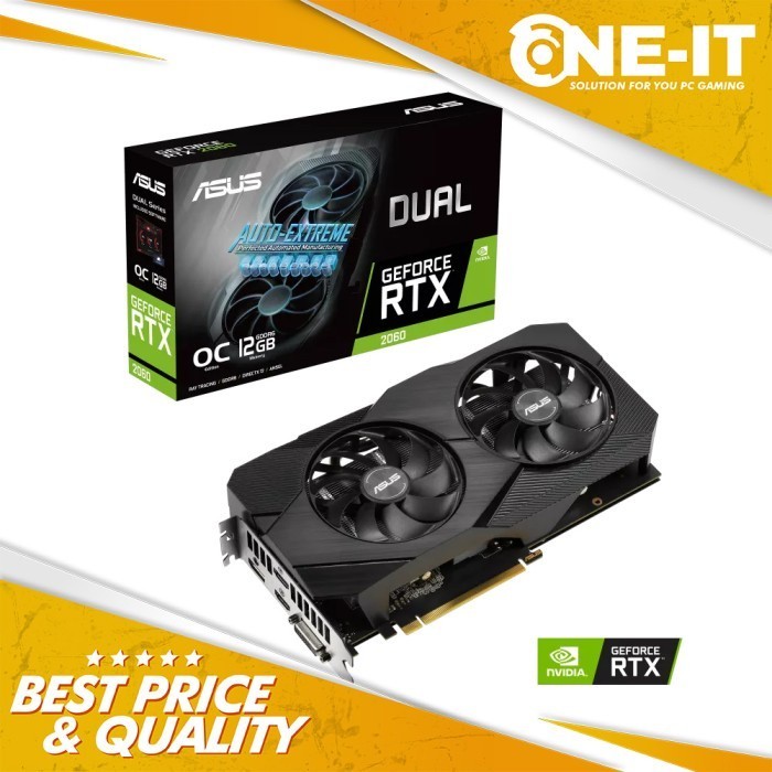 VGA ASUS Dual GeForce RTX 2060 EVO OC 12G 12GB GDDR6