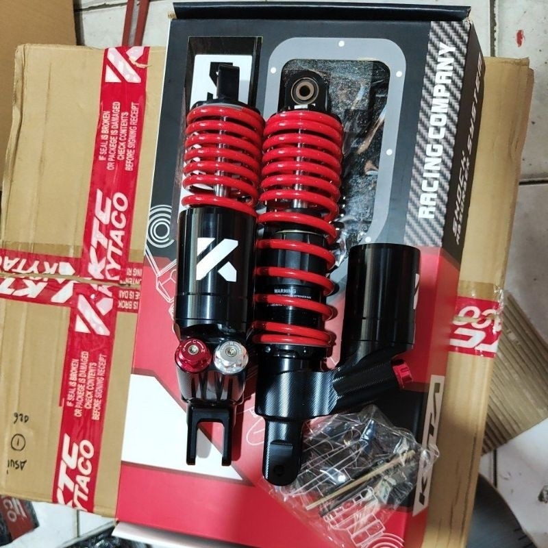 shock aerox /nmax new ktc kytaco brands udah Transformer ke logo K ori buat aerox 155/nouvo  belakan