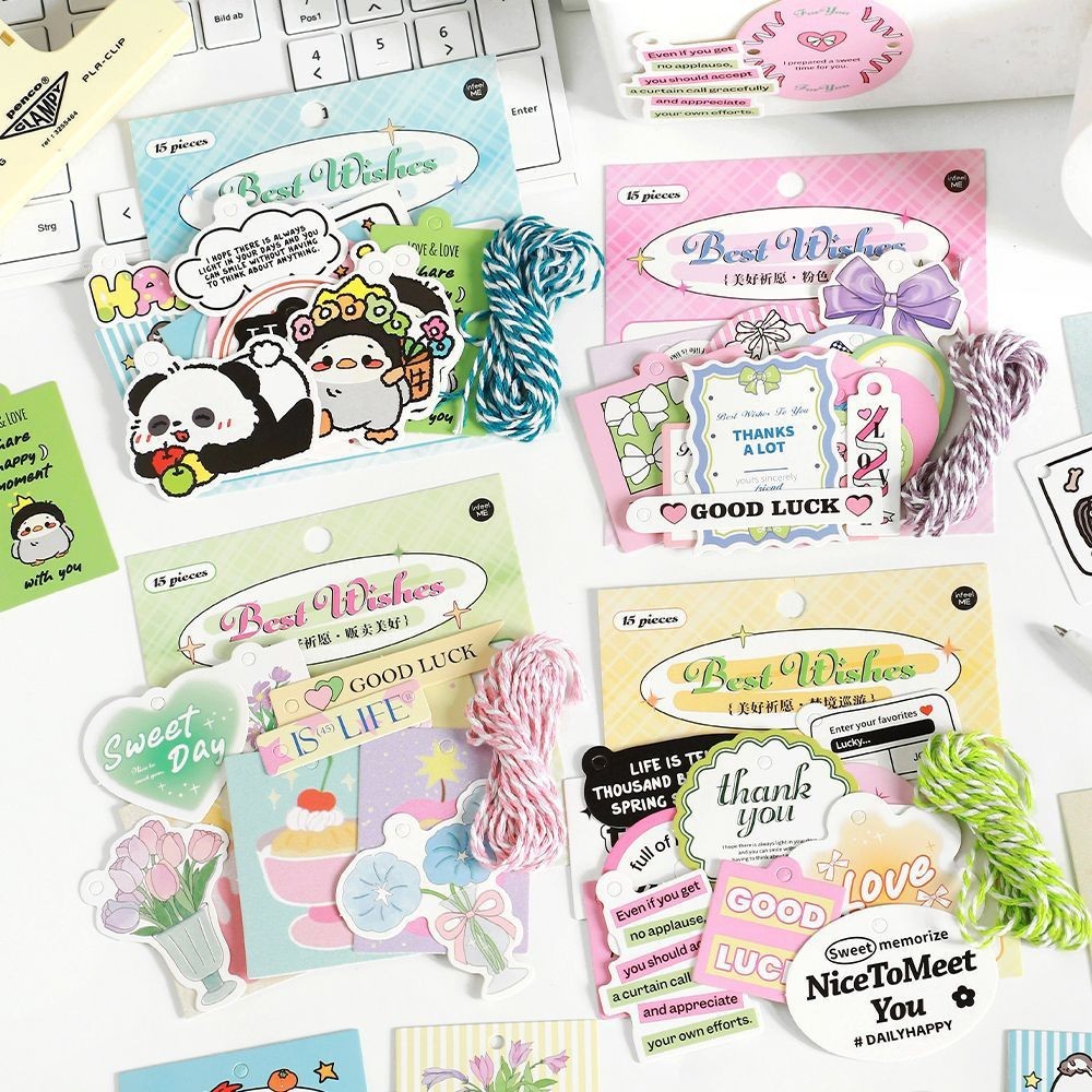 

[HARU] Best Wishes Series Material Pack Design Journaling DIY Diary Journal Kit