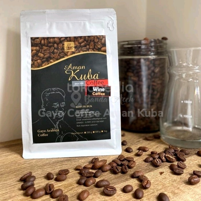 

Gayo Wine Arabica Coffee 250gr (Gayo Coffee Aman Kuba) - Med.Grind/Bubuk