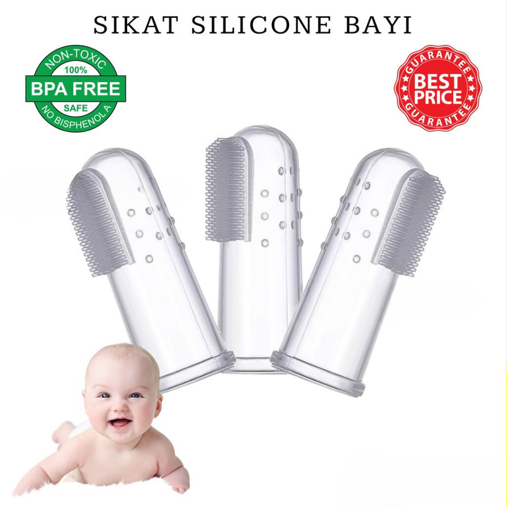 SIKAT GIGI BAYI SILIKON SIKAT GIGI JARI BAYI SILIKON SIKAT GIGI BAYI SILIKON SIKAT LIDAH BAYI GUSI B