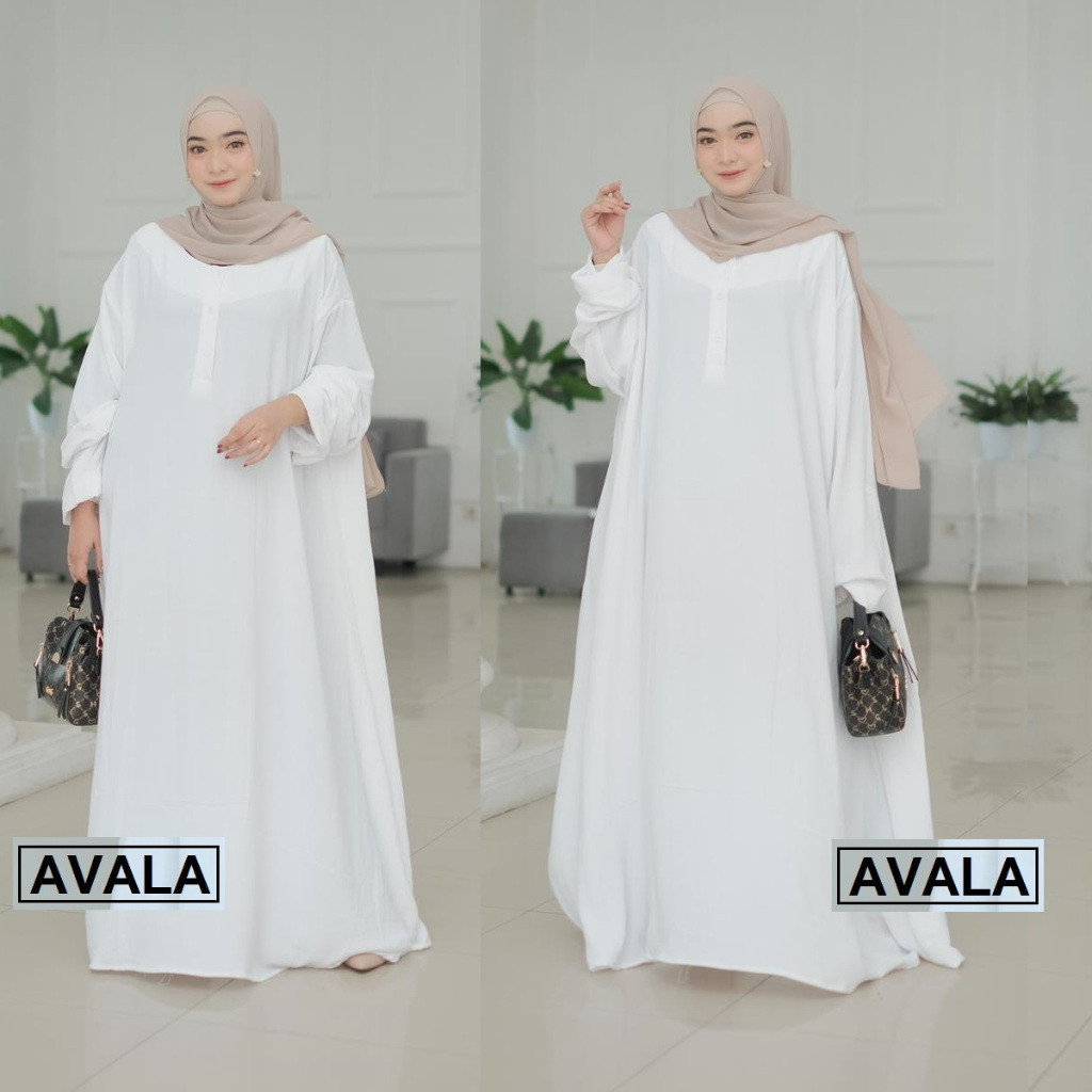 SALE SAIA GAMIS PUTIH JUMBO MURAH / LD 160 7XL Crinkel PANJANG 140 CM / BESAR LEBAR BEST SELLER//BAJ