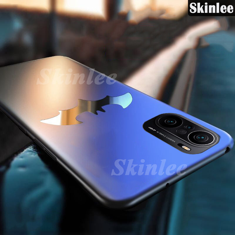 For Xiaomi Poco F3 C85 Redmi 15C Casing hp Luxury Frosted Matte Back Slim Metal Bat man Non-slip Pro