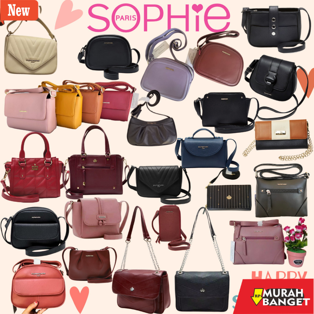 Selempang Wanita Kekinian Cuci Gudang Tas Sophie Martin Paris Promo Terbaru 2024 Ori Selempang Jinji