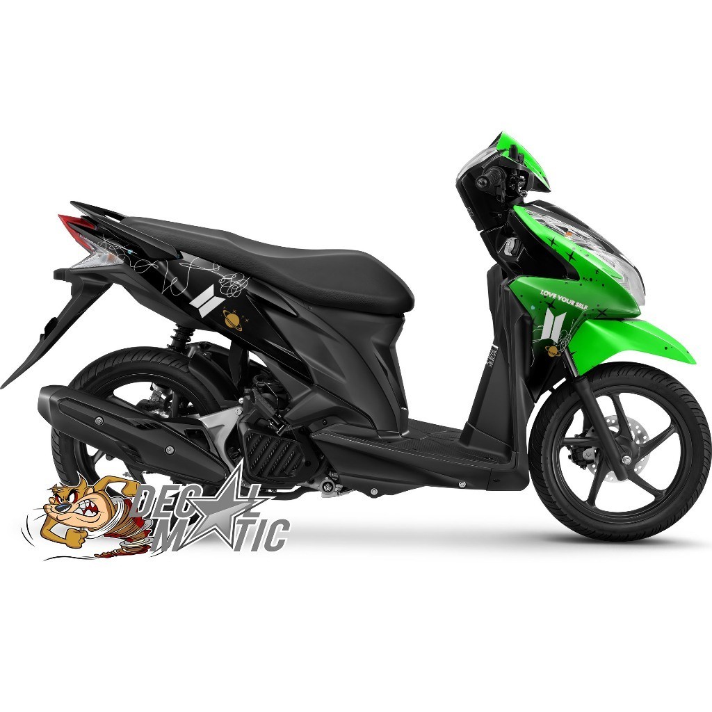 Decal Vario Techno 125 Full body  Stiker Full Body Vario Techno 125 PGMFI 2011- 2014 Kpop Bts Sign