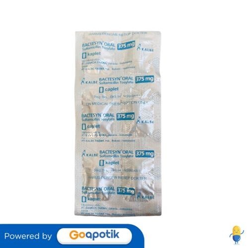 Bactesyn 375 Mg Strip 10 Tablet