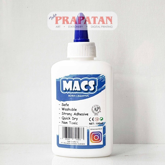 

DS99 Macs White Glue 100ml | Lem Putih | Lem Cair