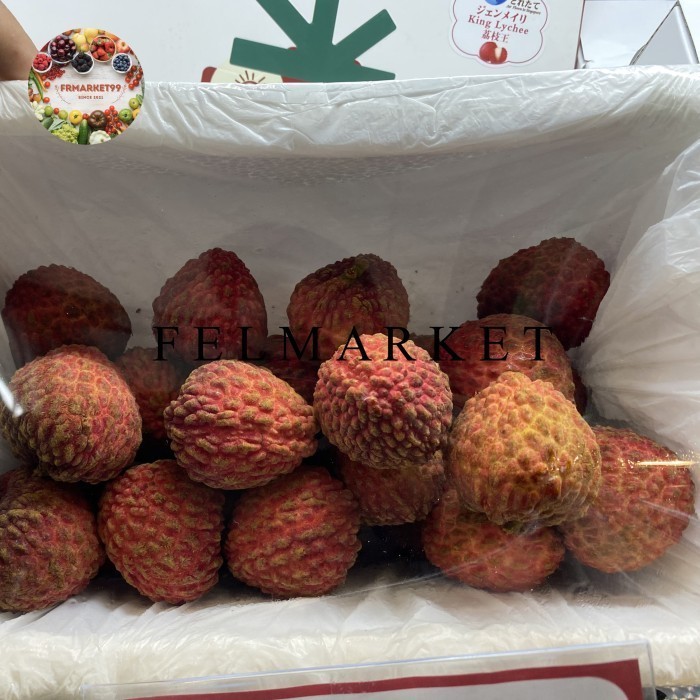 

Lychee Merah Jumbo Fresh / Buah Lychee King Premium / Box