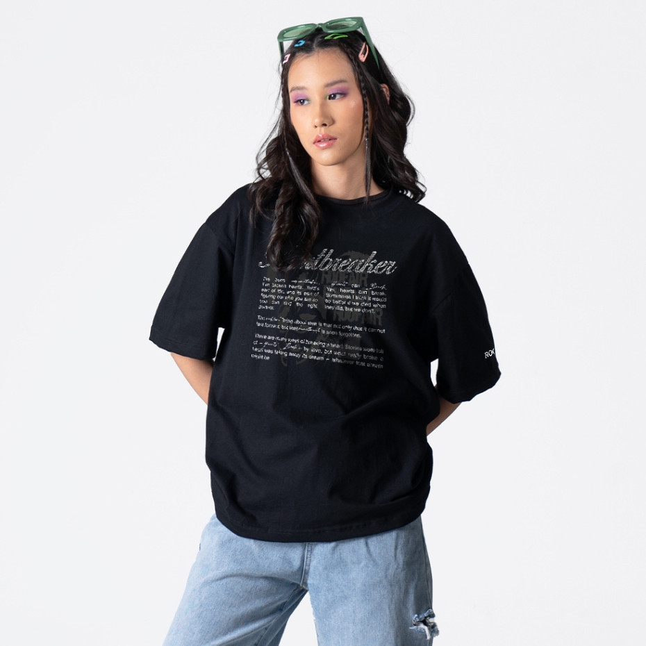 【COD】 Roofair Tshirt Black - Chrome