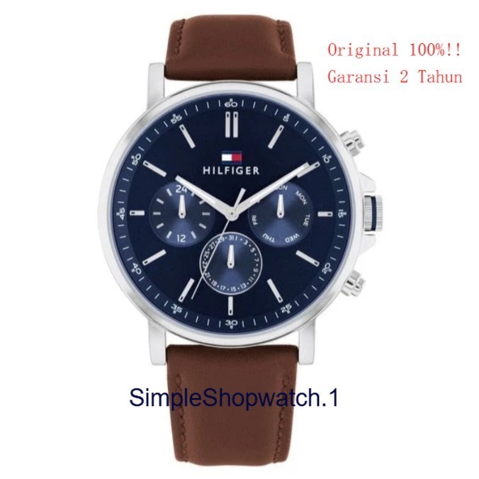 Original 100% TOMMY HILFIGER 1710585 Jam Tangan Pria Garansi Resmi 2 Tahun