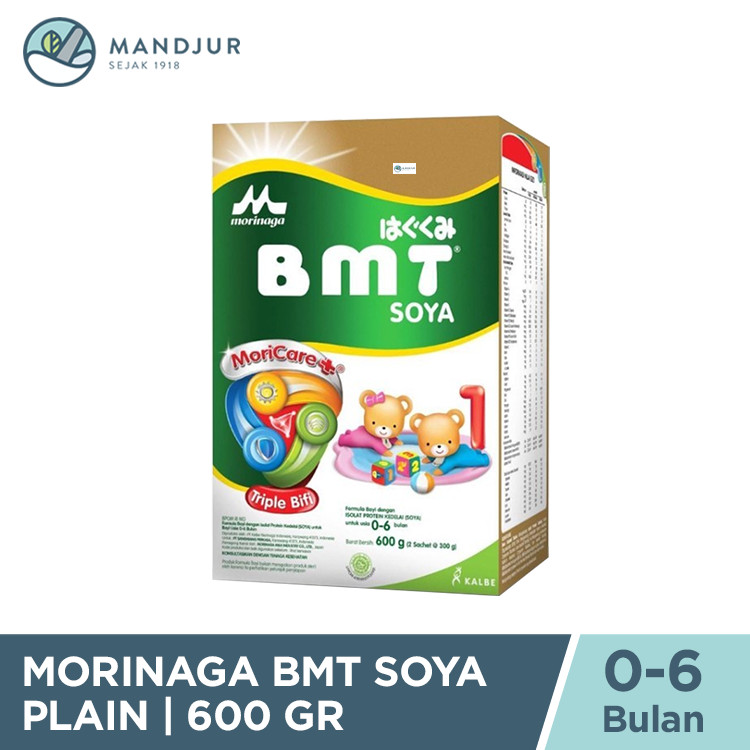 Morinaga BMT Soya 600 Gr - Susu Formula Bayi
