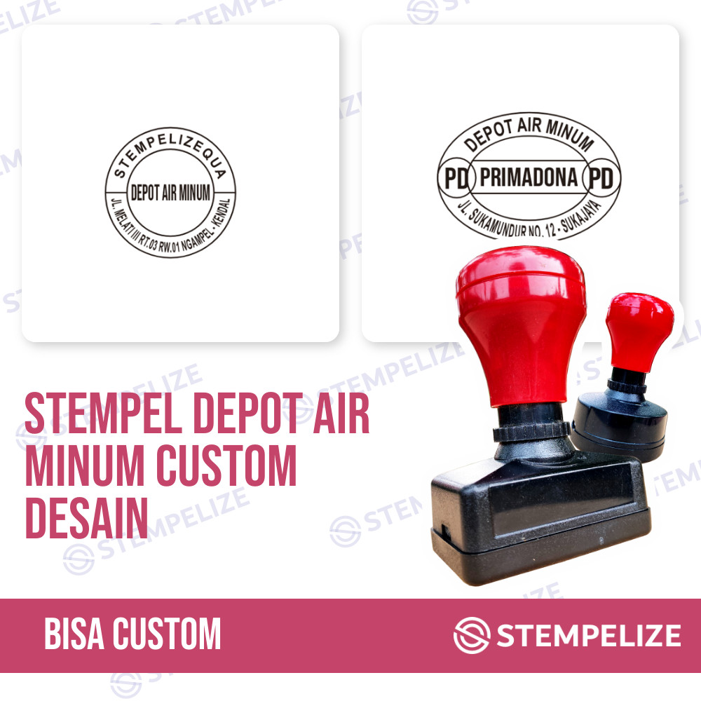 

Stempel Depot Air Minum Custom Desain