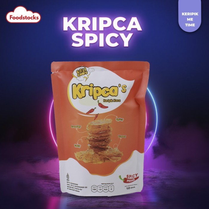 

TERMURAH Geli Chips - Keripik Kaca (Kripca) Pedas Daun Jeruk 50 gr