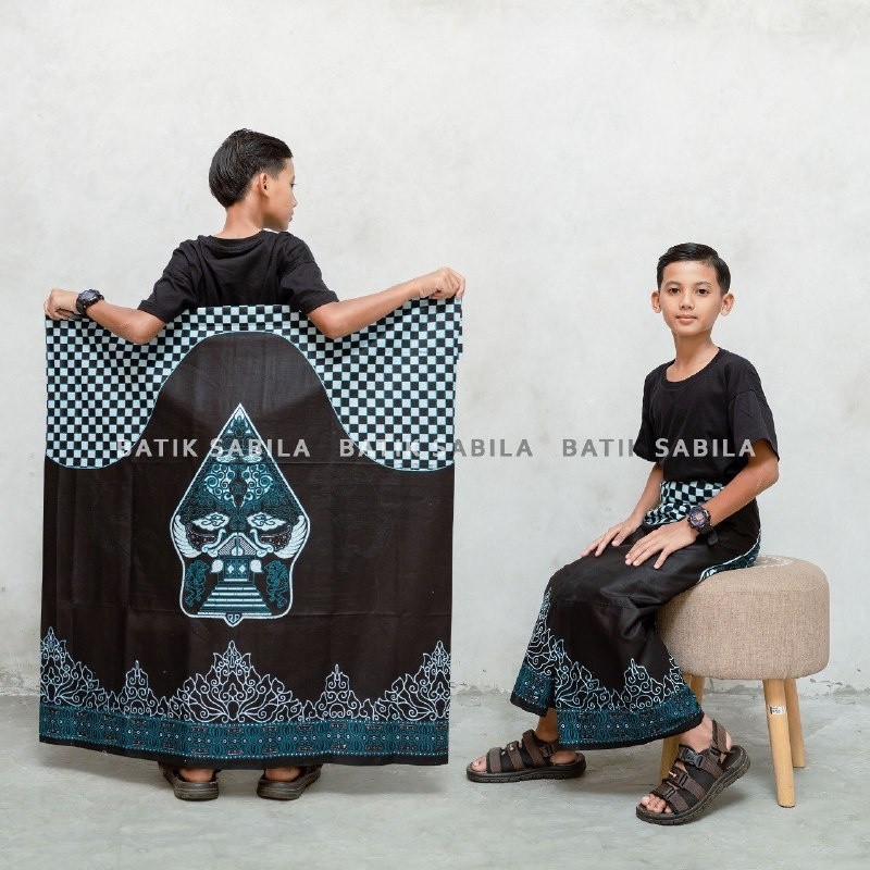 HOT GHAZALI - Sarung Anak Motif Macan Harimau Putih Hitam