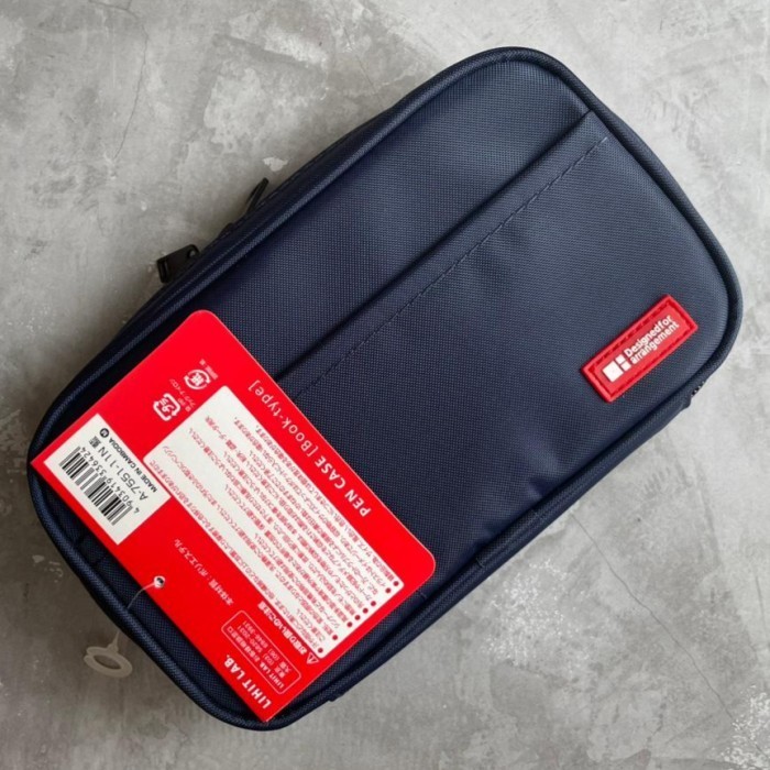 

Koleksi Terbaru-Promo LIHIT LAB A-7551 Book Style Pen Case Single Zipper/ Tempat Pensil - Navy