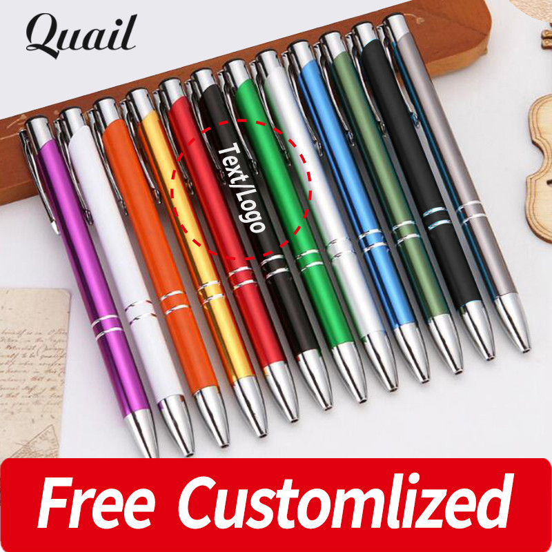 

Free custom Logo Metal pen, ballpoint pen, signature pen, school office supplies, company office supplies