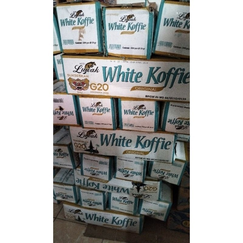 

kopi luwak white koffie