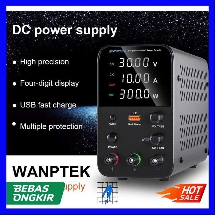 Adjustable DC Power Supply 30V 10A