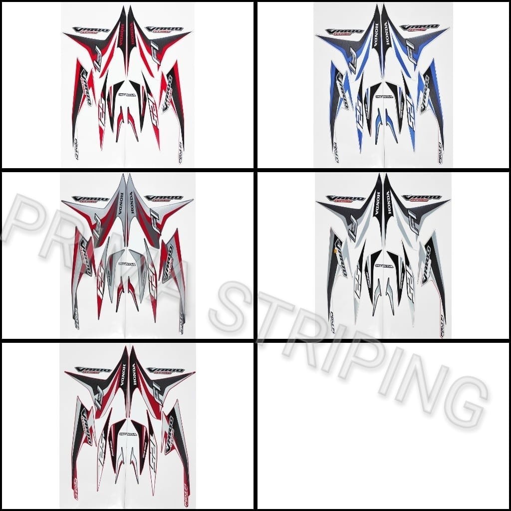 STRIPING STIKER MOTOR VARIO TECHNO 125 FI 2014