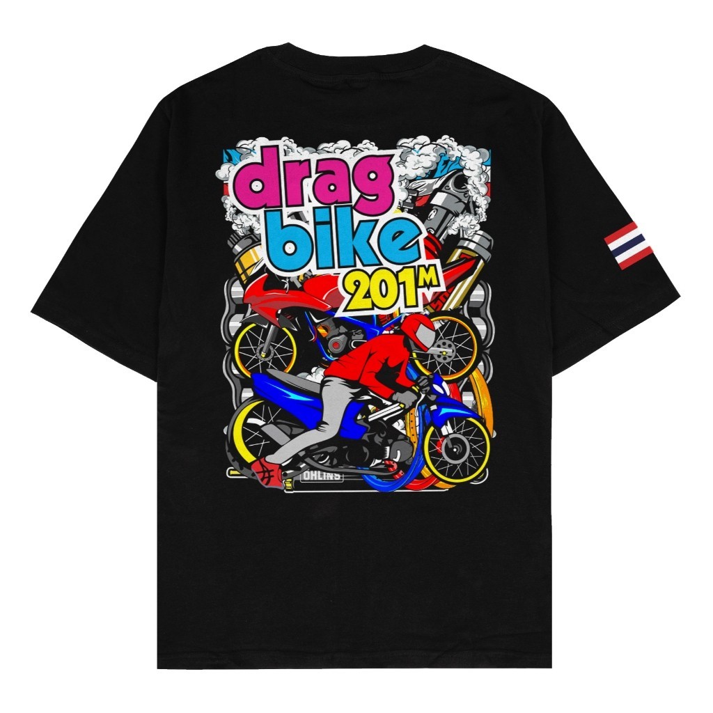 Beseldi - Kaos Baju Distro Drag Bike 201m Babylook Fake Mothai Indonesia Thailook Thailand Keren Tsh